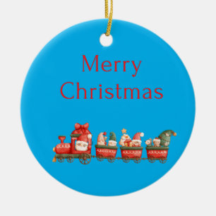Weihnachtsklausel 2022 keramik ornament