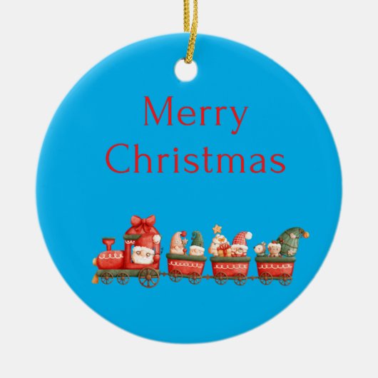 Weihnachtsklausel 2022 keramik ornament (Vorne)