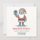 Weihnachtsklausel für Weihnachten - Geschenkboxen Einladung (Vorderseite)