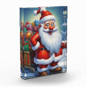 Weihnachtsklauseln Frohe Weihnachten - Neues Jahr Fotoblock (Links)