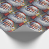 Weihnachtsklauseln Frohe Weihnachten - Neues Jahr Geschenkpapier (Ecke)
