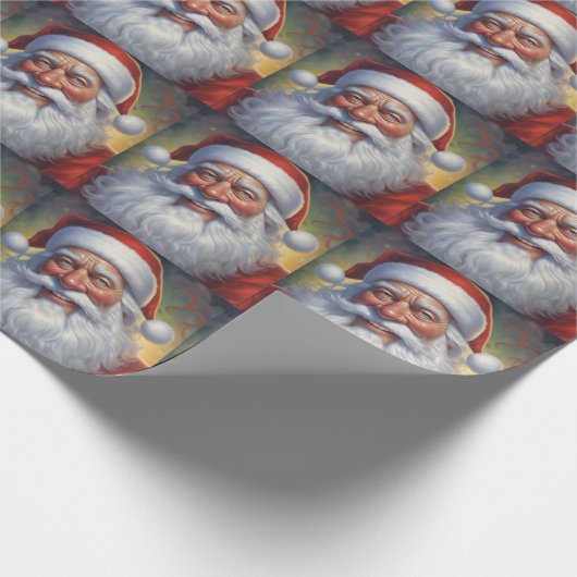 Weihnachtsklauseln Frohe Weihnachten - Neues Jahr Geschenkpapier (Ecke)