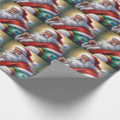 Weihnachtsklauseln Frohe Weihnachten - Neues Jahr Geschenkpapier (Ecke)