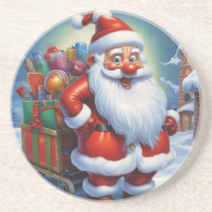 Weihnachtsklauseln Frohe Weihnachten - Neues Jahr Getränkeuntersetzer