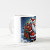 Weihnachtsklauseln Frohe Weihnachten - Neues Jahr Kaffeetasse (Vorderseite Links)