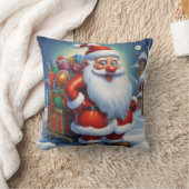 Weihnachtsklauseln Frohe Weihnachten - Neues Jahr Kissen (Decke)