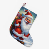 Weihnachtsklauseln Frohe Weihnachten - Neues Jahr Kleiner Weihnachtsstrumpf (Vorderansicht (hängend))