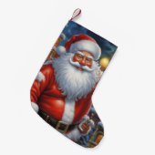 Weihnachtsklauseln Frohe Weihnachten - Neues Jahr Kleiner Weihnachtsstrumpf (Vorderansicht (hängend))