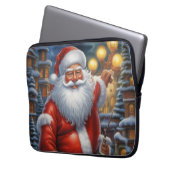 Weihnachtsklauseln Frohe Weihnachten - Neues Jahr Laptopschutzhülle (Vorderseite Links)