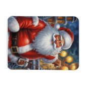 Weihnachtsklauseln Frohe Weihnachten - Neues Jahr Magnet (Horizontal)