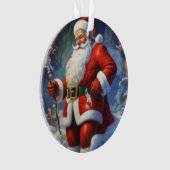 Weihnachtsklauseln Frohe Weihnachten - Neues Jahr Ornament (Vorderseite)