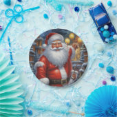 Weihnachtsklauseln Frohe Weihnachten - Neues Jahr Pappteller (Party)