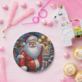 Weihnachtsklauseln Frohe Weihnachten - Neues Jahr Pappteller (Party)