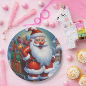 Weihnachtsklauseln Frohe Weihnachten - Neues Jahr Pappteller (Party)