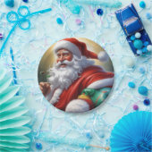 Weihnachtsklauseln Frohe Weihnachten - Neues Jahr Pappteller (Party)