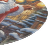 Weihnachtsklauseln Frohe Weihnachten - Neues Jahr Schneidebrett (Ecke)