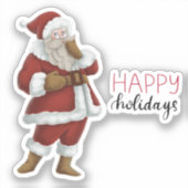 Weihnachtskleber Aufkleber (Vorderseite)