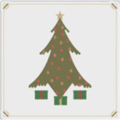 Weihnachtskleber Aufkleber (Vorderseite)