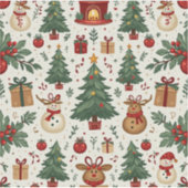 Weihnachtskleber Aufkleber (Vorderseite)