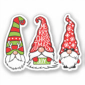 Weihnachtskleber Aufkleber (Vorderseite)