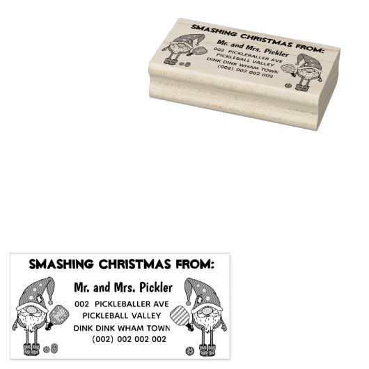 Weihnachtskleber-Briefmarke Gummistempel (Stempel)