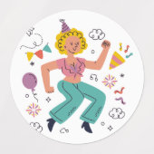 Weihnachtskleber Etiketten (Design 1)