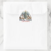 Weihnachtskleber Quadratischer Aufkleber (Tasche)