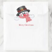 Weihnachtskleber Quadratischer Aufkleber (Tasche)