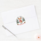 Weihnachtskleber Quadratischer Aufkleber (Umschlag)