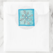 Weihnachtskleber Runder Aufkleber (Tasche)