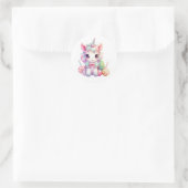 Weihnachtskleber Runder Aufkleber (Tasche)