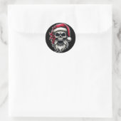 Weihnachtskleber Runder Aufkleber (Tasche)