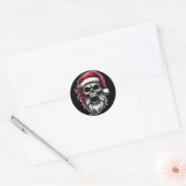 Weihnachtskleber Runder Aufkleber (Umschlag)