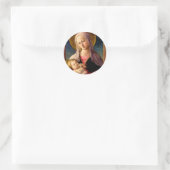 Weihnachtskleber Runder Aufkleber (Tasche)