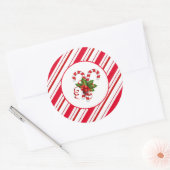 Weihnachtskleber Runder Aufkleber (Umschlag)