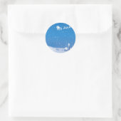 Weihnachtskleber Runder Aufkleber (Tasche)