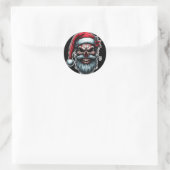 Weihnachtskleber Runder Aufkleber (Tasche)