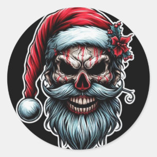 Weihnachtskleber Runder Aufkleber