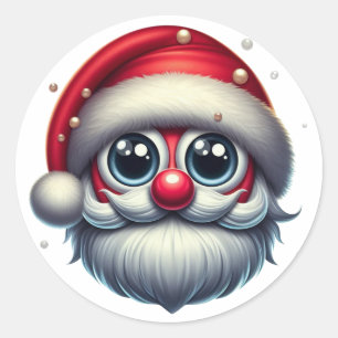Weihnachtskleber Runder Aufkleber
