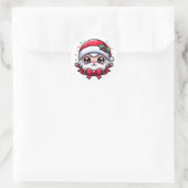 Weihnachtskleber Runder Aufkleber (Tasche)
