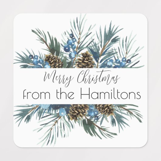 Weihnachtskleber von Evergreen Etiketten (Design 2)