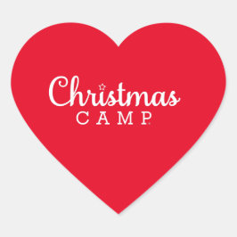 Weihnachtskleber | Weihnachtskleber Herz-Aufkleber