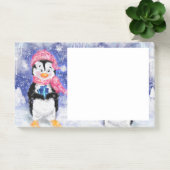 Weihnachtsklebrige Notizen Kleiner Pinguin mit Ges (Büro)