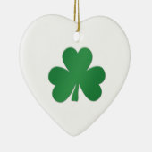 WeihnachtsKleeblatt Keramikornament (Rechts)