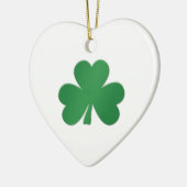 WeihnachtsKleeblatt Keramikornament (Links)