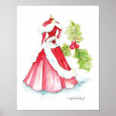 Weihnachtskleid 11x14 von Heather French Henry Poster (Vorne)