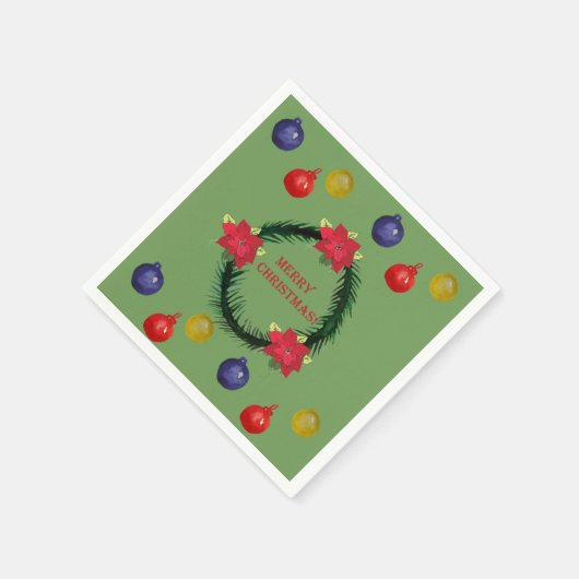 Weihnachtskleider-Dekorative Napkins Serviette (Ecke)