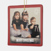 Weihnachtskleider für Töchter Keramikornament (Links)