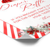 Weihnachtskleidung Baby Dusche Windelwanne Raffel Poster (Ecke)