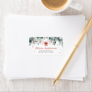 Weihnachtskleidung Kinderdusche Anschrift Adressaufkleber